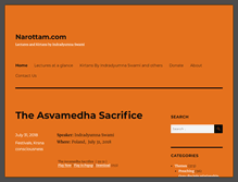 Tablet Screenshot of narottam.com